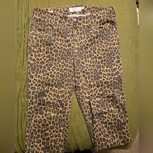 Torrid Denim Leopard Print Jeans 16R